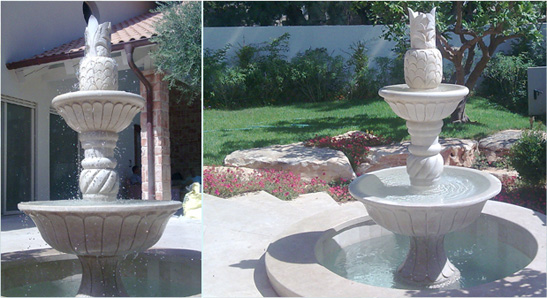 בניית מזרקות נוי